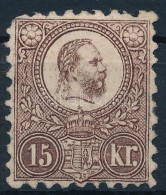 (*) 1871 Réznyomat 15 Kr (*110.000) (sarokhiba / Missing Corner) - Other & Unclassified