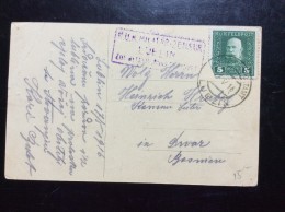 POLAND   K.U.K. MILITAR ZENSUR  1916. LUBLIN - Cartas & Documentos