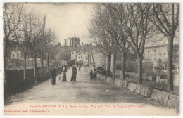 43 - Entrée De SAUGUES - Route Du Puy - Vue De La Tour Des Anglais - Saugues