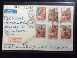 RUSSIA  MOSCOU   MOSCOW   R - MAIL   1958 - Covers & Documents