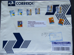 Brasil 2015 Registered Cover To Nicaragua - Postal Services Stamps - Shoemaker - Covers & Documents