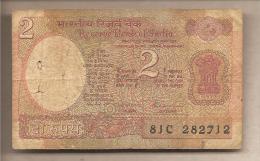 India - Banconota Circolata Da 2 Rupie - 1997 - Inde