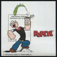 Comores 1999 Popeye S/s, Mint NH, Art - Comics (except Disney) - Comores (1975-...)