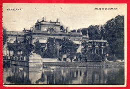 Pologne. Varsovie. Palais Sur L'île ( 1775-  Villa-musée Du Roi Stanislas Poniatowski). Feldpost  Modlin 1916 - Polonia