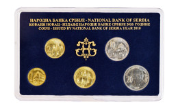 Serbia Coins Set 2010. UNC, NATIONAL BANK OF SERBIA, 20 Dinara Commemorative Đorđe Vajfert - Servië