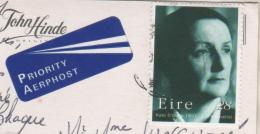 EIRE IRLANDE - KATE O' BRIEN ROMANCIERE IRLANDAISE - SUR CARTE POUR LA FRANCE BIERE GUINNESS  - VOIR LES SCANNERS - Cartas & Documentos