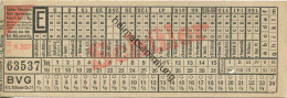 BVG Berlin Köthener Str. 17 - Schüler-Fahrschein 1931 - Europe