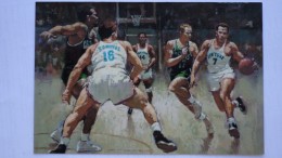 "Match Revanche" By Sarnoff - Modern Russain   Postcard, 2015 - Basketball - Baloncesto