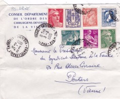 Marianne De Gandon Et Divers Sur Lettre - Covers & Documents