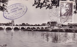 Journée Du Timbre 1948 - Tours - Lettres & Documents