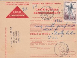 Affranchissement Chèques Postaux - Storia Postale