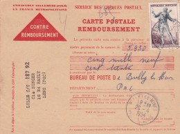 Affranchissement Chèques Postaux - Briefe U. Dokumente