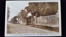 CPA D28 Chateauneuf En Thymerais,rue Hubert Latham - Châteauneuf