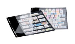 Lindner 1171F Stock Pages With 6 Crystal Clear Strips Per Page. - Alben Leer