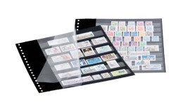 Lindner 1172F Stock Pages With 10 Crystal Clear Strips Per Page - Binders Only