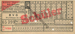 BVG Berlin Köthener Str. 17 - Schüler-Fahrschein 1935 - Europe