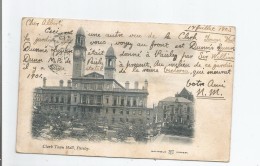 PAISLEY CLARK TOWN HALL 1903 - Renfrewshire