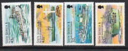 2001 South Georgia Navy Ships  Complete Set Of 4 MNH - Géorgie Du Sud