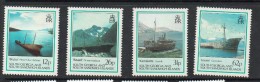 1990 South Georgia Shipwrecks Complete Set Of 4 MNH - South Georgia