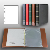 Prophila First Day Sheets Album With 20 Pockets For First Day Sheets - Large Format, Black Pages