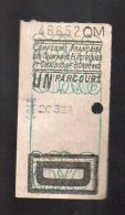 (Bordeaux, Gironde) Ticket De Tramway "D"' (PPP3680) - Europa