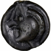 Aulerques Éburovices, Potin Aux 3 Lignes Ondulées, C. 60-50 BC, Potin, TTB+ - Gauloises