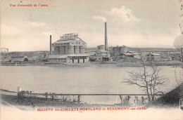 95-BEAUMONT-OISE- VUE D'ENSEMBLE DES USINES PORTLAND - Beaumont Sur Oise