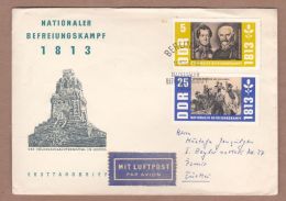 AC - GERMANY STAMPED STATIONARY - NATIONALER BEFREIUNGSKAMPF 1813 - Enveloppes - Oblitérées