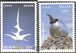 Iceland 786-787 (complete Issue) Unmounted Mint / Never Hinged 1993 Contemporary Art - Ungebraucht