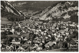 CPA Schweiz/Suisse: Fleurier - Vue Aérienne, 1904, 2 Scans - Fleurier