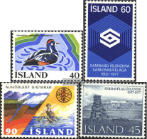 Iceland 524,525,526,527 (complete Issue) Unmounted Mint / Never Hinged 1977 Special Stamps - Unused Stamps