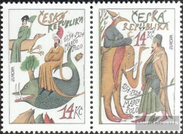 Czech Republic 36-37 Couple (complete Issue) Unmounted Mint / Never Hinged 1994 Inventions - Unused Stamps