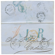 1855 PAID AT ST JUAN PORTO RICO On Entire Letter To CADIZ(SPAIN). - Porto Rico