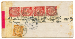 1901 CHINA 1c + 2c(x4) Canc. SHANGHAI On REGISTERED Native Envelope To TSINGTAU KIAUTSCHOU. Vf. - Sonstige & Ohne Zuordnung