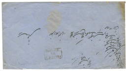 PERSIA - BUSHIRE : 1870 Boxed BUSHIRE /P.O/2 ANNA On Envelope To BOMBAY. - Sonstige & Ohne Zuordnung