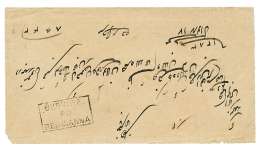 PERSIA - BUSHIRE : 1867 Rare Boxed BUSHIRE/P.O/BEG. 2 ANNA On Envelope To BOMBAY(INDIA). Vf. - Altri & Non Classificati