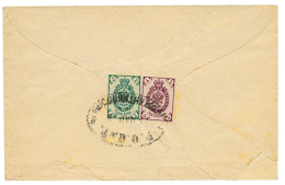 1886 RUSSIA 2k + 5k Canc. ROPIT KONSTANTINOPEL On Reverse Of Envelope To CONSTANTINOPLE. Vf. - Turkish Empire
