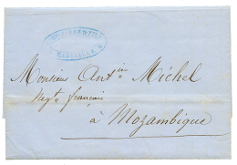 1859 Entire Letter From MARSEILLE(FRANCE) To MOZAMBIQUE. Superb. - Other & Unclassified