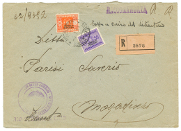 SOMALIA ; 1939 REGISTERED Envelope To MOGADISCIO Taxed With SOMALIA POSTAGE DUE 50c+ 1L. Vf. - Other & Unclassified
