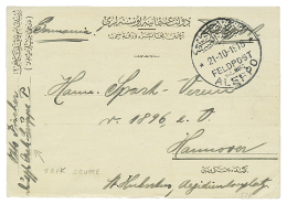 IRAK GRUPPE : 1916 FELDPOST MIL.MISS. ALEPO On Card From "IRAK GRUPPE" To GERMANY. Vvf. - Turkey (offices)