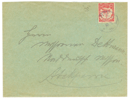 HO : 1906 10pf Canc. HO On Envelope To ATAKPAME(superb Arrival Cds On Reverse). Vf. - Togo