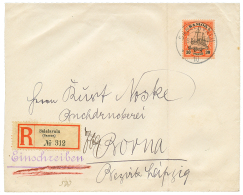 SALELAVALU : 191030pf Canc. SALELAVALU On REGISTERED Envelope(crease) To GERMANY. Scarce. Vf. - Samoa
