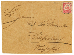 MANUS : 1914 10pf Canc. MANUS On Cover (FRONT Only) To DUSSELDORF. Very Scarce. Vf. - German New Guinea