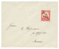 ATOLL POST : 10pf Pen Cancel On Envelope To NAURU. Verso, Cachet NAURU. Superb. - Mariana Islands