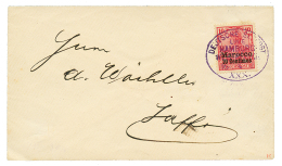 1902 10c Canc. SEEPOST HAMBURG-WESTAFRIKA XXX In Violet On Envelope To SAFFI. Superb. - Morocco (offices)