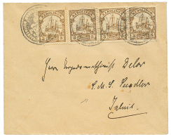 3pf(x4) Canc. Negativ Cachet PONAPE On Envelope To "S.M.S SEEADLER", JALUIT(MARSHALL ISLANDS). Vf. - Caroline Islands