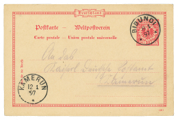 VORLAUFER : 1897 GERMANY P./Stat. 10pf Canc. BIBUNDI + KAMERUN. No Text. Scarce. Vvf. - Cameroun