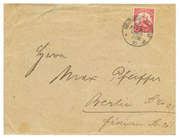 1910 10pf Canc. DEUTSCHE SEPOST OST AFRIKA LINIE P On Envelope From SWAKOPMUND To BERLIN. Vvf. - German South West Africa