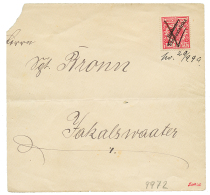 1899 10pf(n°7) Pen Cancel + "SW. 29/9.99" On Envelope (reduced At Left) And Fault To JAKALSWATER. Scarce. CZIMMEK Ce - German South West Africa