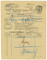 WILHELMSTAL : 1913 WILHELMSTAL On "FEUILLE D'AVIS" For REGISTERED Letter. Vf. - German South West Africa